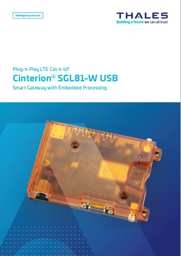 Cinterion SGL81 Smart Gateway | Thales Group